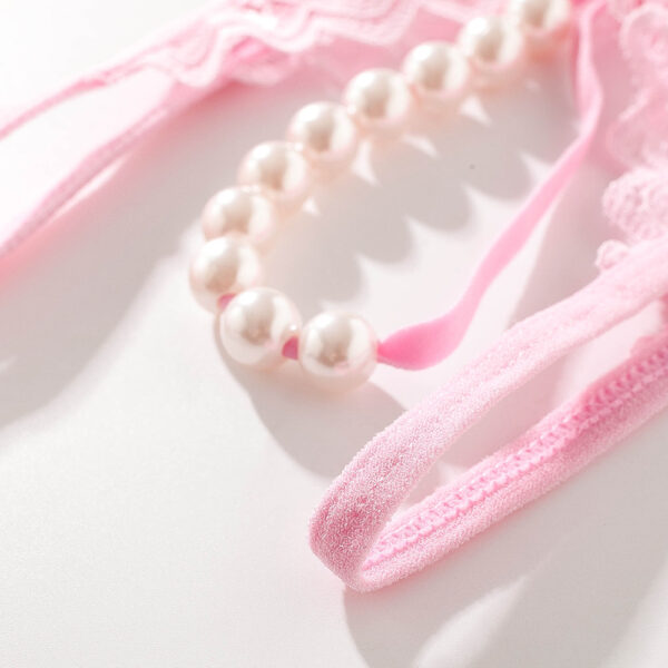 Sexy Pearl Lace Underwear Erotic G-string - Image 5