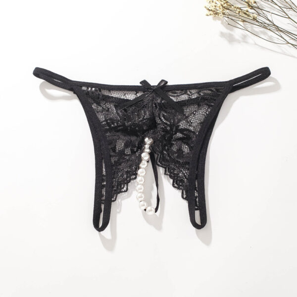 Sexy Pearl Lace Underwear Erotic G-string - Image 4