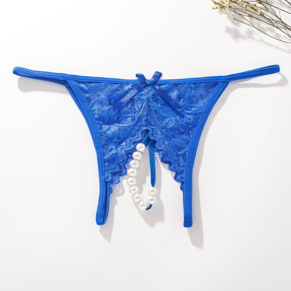 Sexy Pearl Lace Underwear Erotic G-string - Image 3